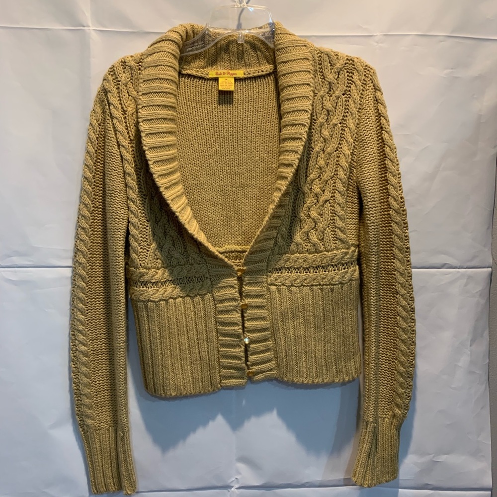 Salt & Pepper v neck cardigan